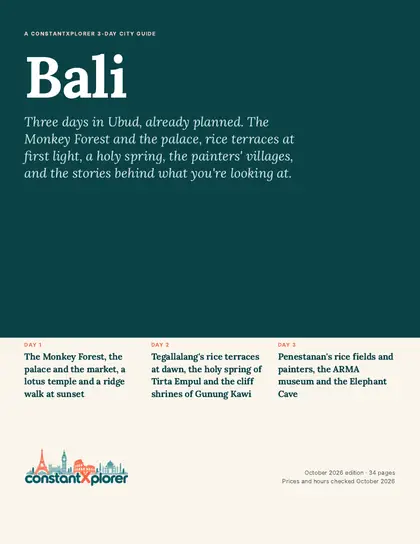 Bali guide cover